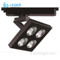 LEDER Watt Đèn LED theo dõi vuông rực rỡ